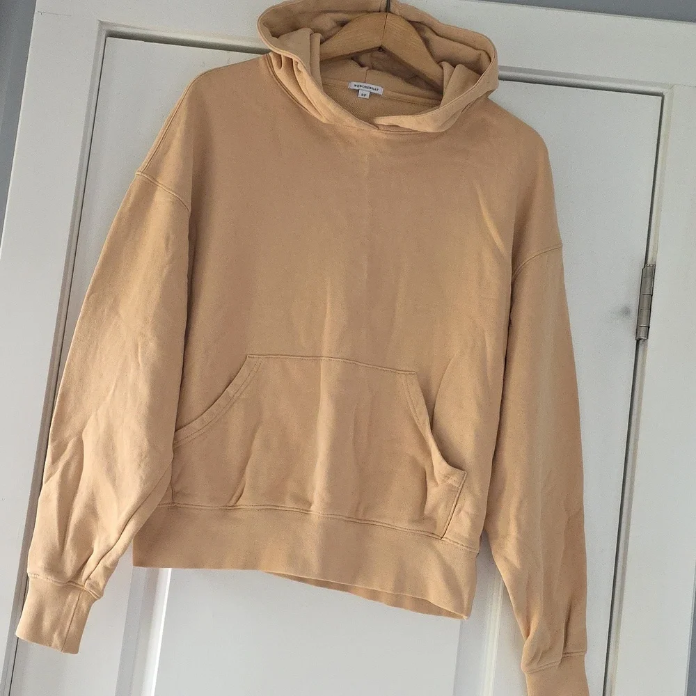 WeWoreWhat Beige Tan French Terry Knit Hoodie & Pant Set! - Picture 3 of 16